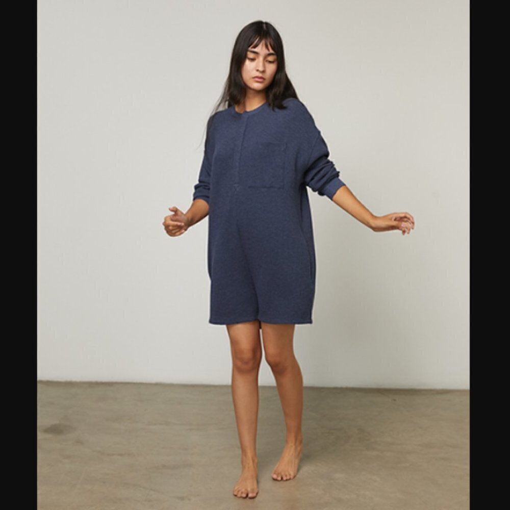 NEW Lunya Thermal Long Sleeve Romper